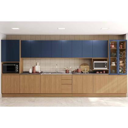 Imagem de Multiuso de Cozinha Painel de Edição p/ Fechamento Ciela R632 220x52x1,5cm Canela - Kappesberg