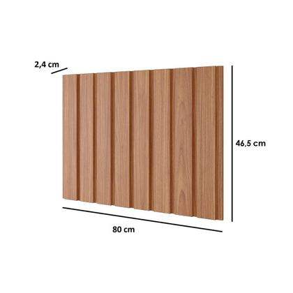 Imagem de Multiuso de Cozinha Painel Ripado Gourmet Divina 80 cm Freijo - MGM