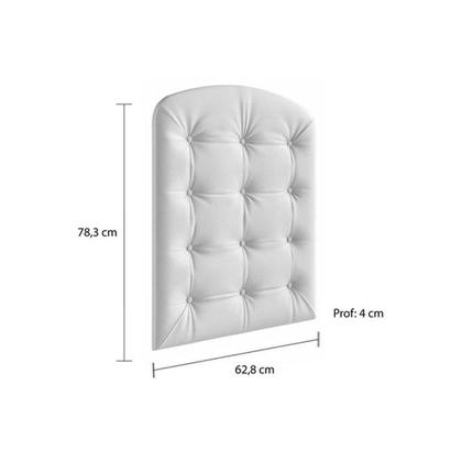 Imagem de Multiuso de Quarto Bebê Kit Capitonê Courano p/ Berço Elô Bege - Peroba