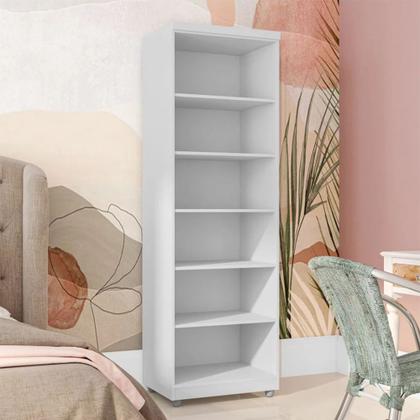 Imagem de Multiuso Organizador Armário Madison 2 Portas 5 Prateleiras Branco