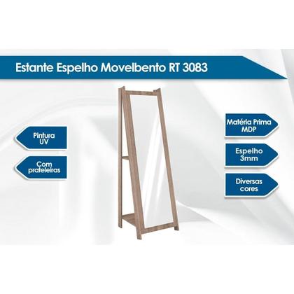 Imagem de Multiuso Quarto Casal Espelho RT 3083 Branco - Movelbento