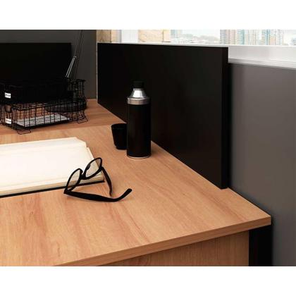 Imagem de Multiuso Quarto Juvenil Divisor de Mesa ME4183 110cm Preto - Tecno Mobili