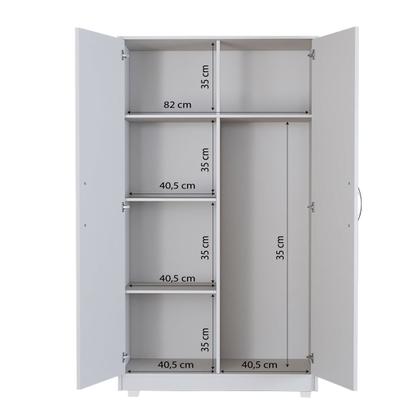 Imagem de Multiuso Roupeiro 2 Porta Para Quarto Escritório Lavanderia