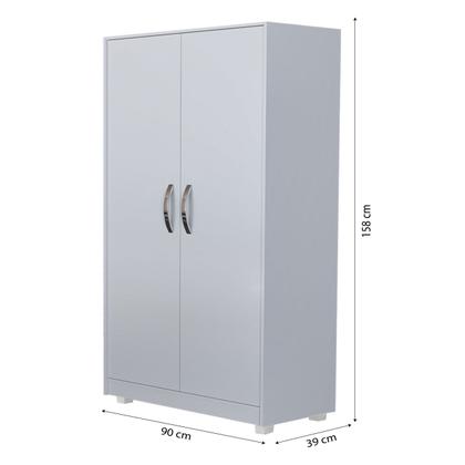 Imagem de Multiuso Roupeiro 2 Porta Para Quarto Escritório Lavanderia