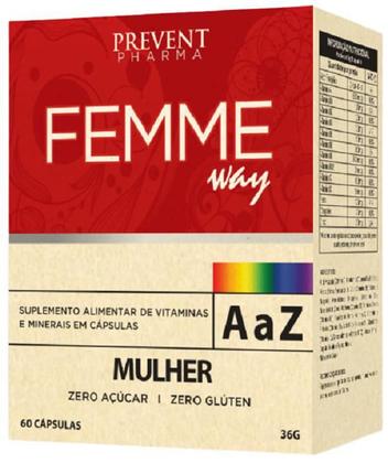 Imagem de Multivitamínico Femme Way Mulher Com 60 Cápsulas