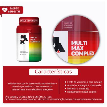 Imagem de Multivitamínico Max Titanium 90 Cápsulas com 23 Nutrientes