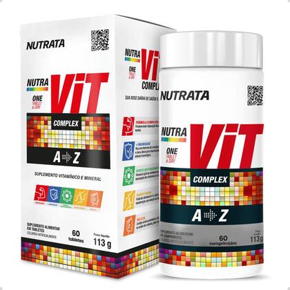 Imagem de Multivitaminico Vit Complex A-Z 60 Tabletes Nutrata