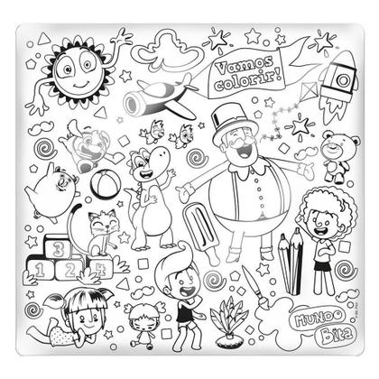 Imagem de Mundo Bita Tapete Para Colorir Com Giz De Cera F00546 - Fun