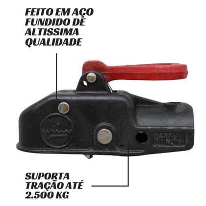 Imagem de Munheca Reboque para Engate e Carretinha Mult 2.500 KG