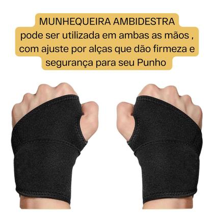 Imagem de Munhequeira De Alta Compressão Para Tendinite Órtese Ajustável Neoprene Pulso Polegar Punho Dor
