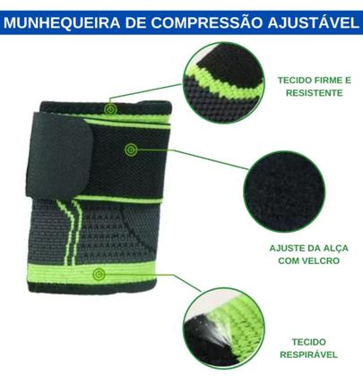 Imagem de Munhequeira esportiva de compressão