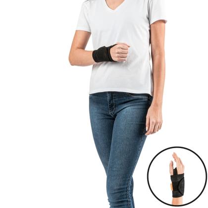 Imagem de Munhequeira Estabilidade Protetor Punho Neoprene Tam. Ajustavel Hidrolight
