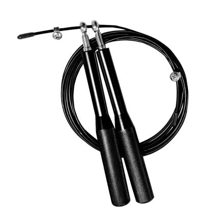 Imagem de Munhequeira Listrada Elástica Skyhill e Corda de Pular Speed de Aço