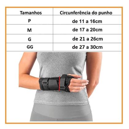 Imagem de Munhequeira Órtese Comfort Air Punho Direito - Sem tala Polegar - Hidrolight