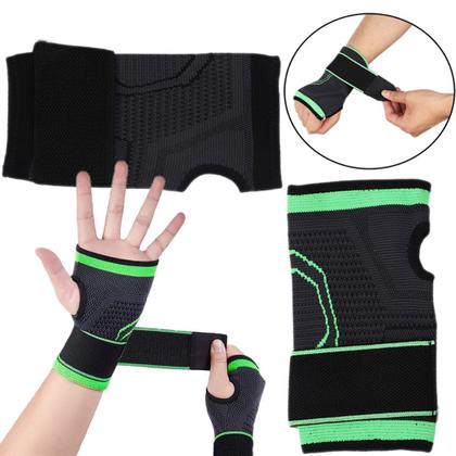 Imagem de Munhequeira Para Tendinite Órtese Ajustável Neoprene Pulso