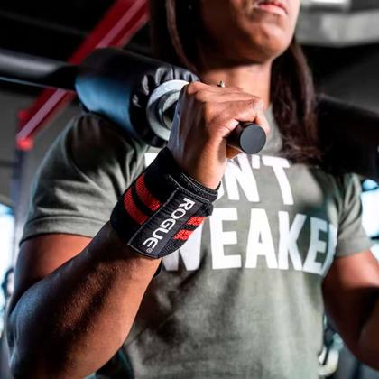 Imagem de Munhequeira Wrist Wrap Elástica Rogue 30cm Exercício Funcional