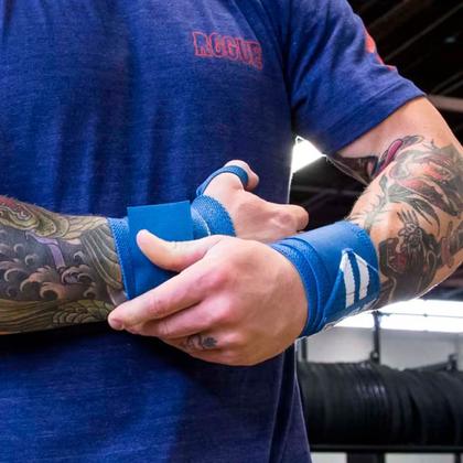 Imagem de Munhequeira Wrist Wrap Elástica Rogue 30cm Exercício Funcional