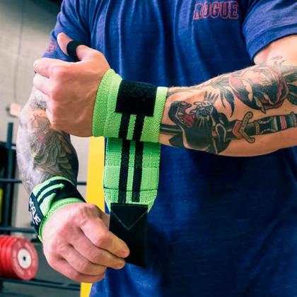 Imagem de Munhequeira Wrist Wrap Elástica Rogue 30cm Exercício Funcional