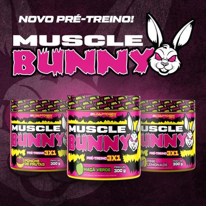 Imagem de Muscle Bunny Adaptogen Pré-treino com cafeína 31 300g