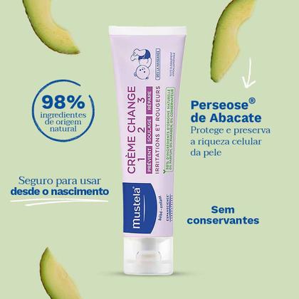 Imagem de Mustela Creme Vitaminado Preventivo de Assaduras 123