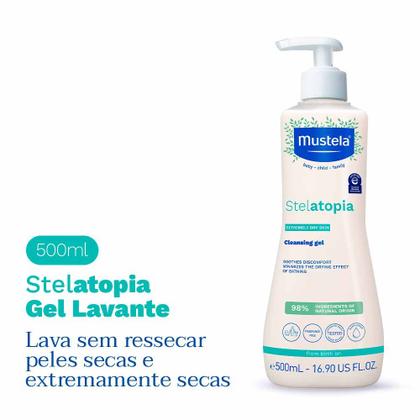 Imagem de Mustela Stelatopia Kit - Hidratante + Gel Lavante