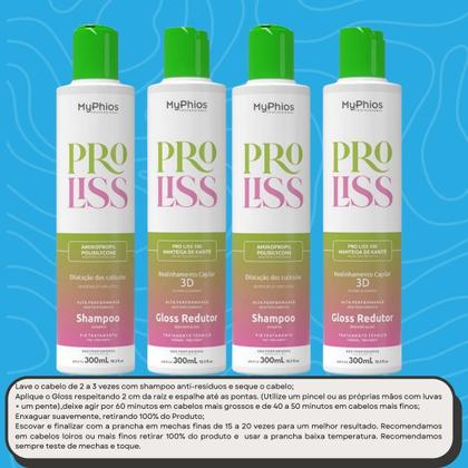 Imagem de MyPhios ProLiss Kit 2 Realinhamento Capilar 300ml