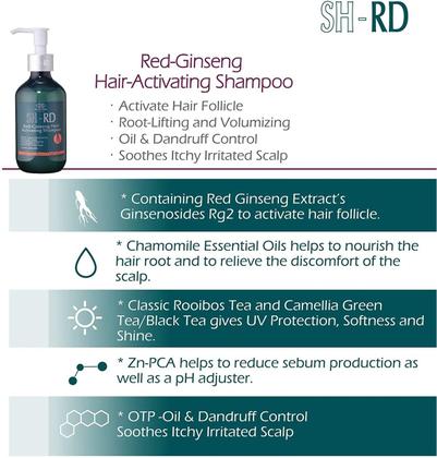 Imagem de N.P.P.E. SH-RD Nutra-Therapy Red Ginseng Hair Activating - Shampoo 200ml