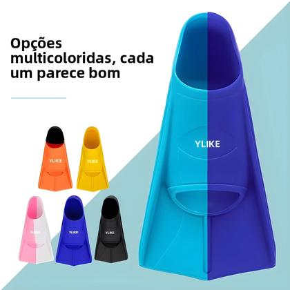 Imagem de Nadadeiras De Silicone Unissex Para Treinamento De Natação, Profissionais Para Mergulho E Snorkel,