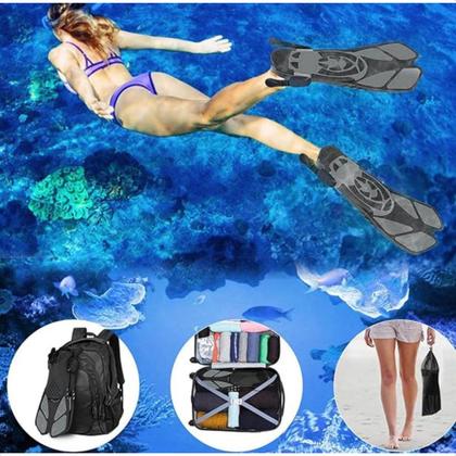Imagem de Nadadeiras Para Natação Fivelas Ajustáveis Salto Aberto
