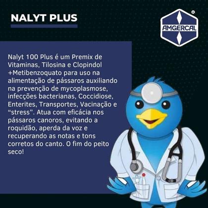 Imagem de Nalyt 100 Plus 100g Amgercal Premix Para Rouquidão De Pássaros