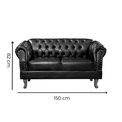 Imagem de Namoradeira Chesterfield Duque 2 Lugares Via Encanto Whisky