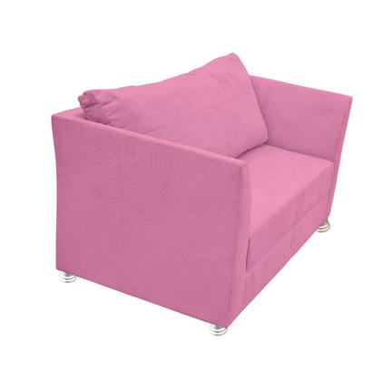 Imagem de Namoradeira Lisboa 2 Lugares Salão Suede Rose