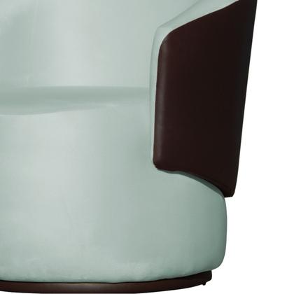 Imagem de Namoradeira Poltrona 2 Lugares Bia Composê Veludo com material sintético