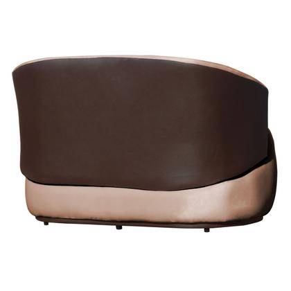 Imagem de Namoradeira Poltrona 2 Lugares Bia Composê Veludo com material sintético