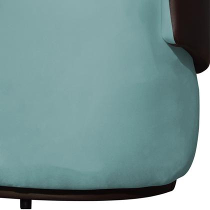 Imagem de Namoradeira Poltrona 2 Lugares Bia Composê Veludo com material sintético