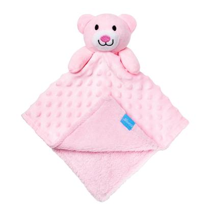 Imagem de Naninha Antialérgica P Crianças Conforto Tradição Urso Rosa