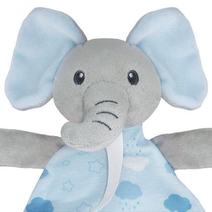 Imagem de Naninha Com Prendedor de Chupeta Buba Elefante Azul