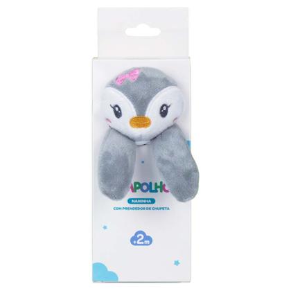 Imagem de Naninha com prendedor de chupeta Feminino / Masculino Pimpolho