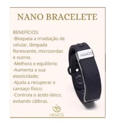Imagem de Nano Bracelete Akmos + Doctor Fit  Nano Tech Akmos
