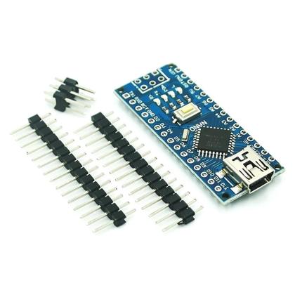 Imagem de Nano Mini Tipo-C Micro USB Compatível Com Controlador Vermelho ATMEGA328P Arduino CH340 Driver USB