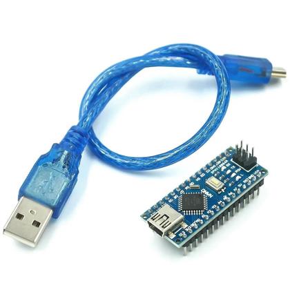 Imagem de Nano Mini Tipo-C Micro USB Compatível Com Controlador Vermelho ATMEGA328P Arduino CH340 Driver USB