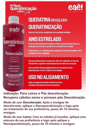 Imagem de Nanotecnologia Potencializador Capilar Vermelho - Eaê - Eaê Cosméticos.