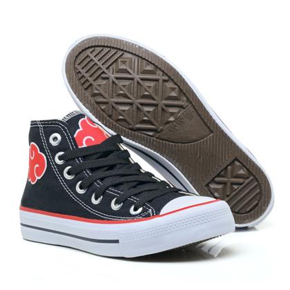 Imagem de Naruto Akatsuki Tenis All Masculino Feminino Cano alto Clássico Envio Já. 064Bo