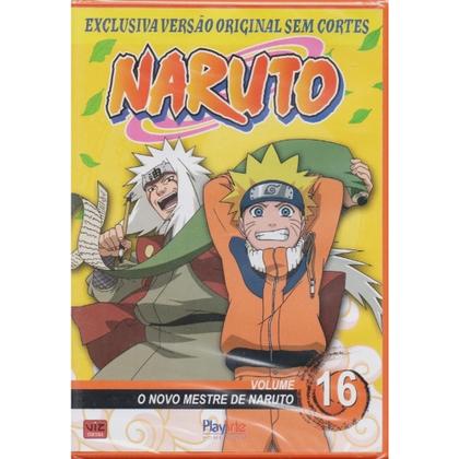 NARUTO BOX 04 - DVD NARUTO 05 DISCOS ( VOLUMES 16 - 17 - 18 - 19 e