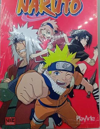 NARUTO BOX 04 - DVD NARUTO 05 DISCOS ( VOLUMES 16 - 17 - 18 - 19 e