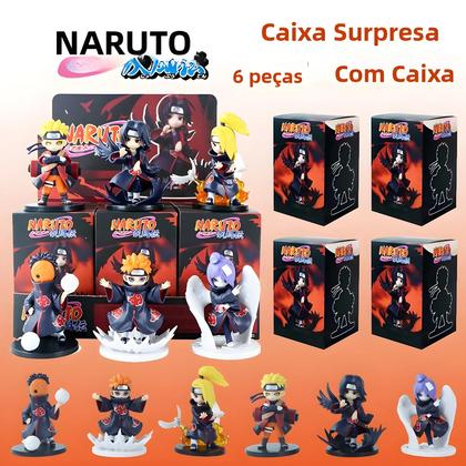 NARUTO フィギア　6点セット Naruto Shippuden Caixa Misteriosa Com 6 Peças Figuras De Ação