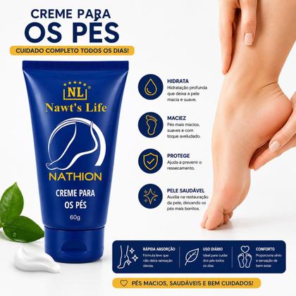 Imagem de Nathion Creme para os Pés Nawts Life