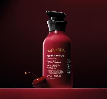 Imagem de NativaSPA Loção Desadorante Hidratante Corporal cereja rouge, 400 ml