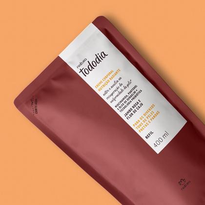 Imagem de Natura Refil Creme Corporal Nutrição Radiante Tododia Jambo Rosa e Flor de Caju 400ml