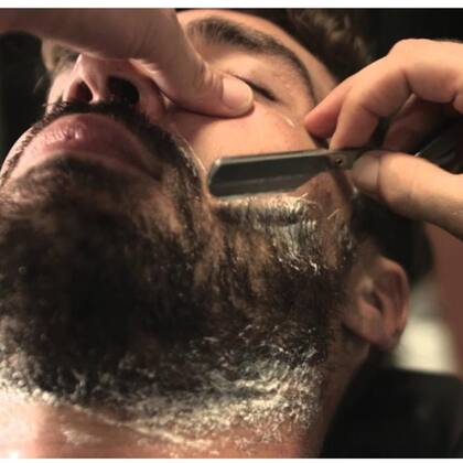 Imagem de Navalha barber estilosa ergonomica metal,